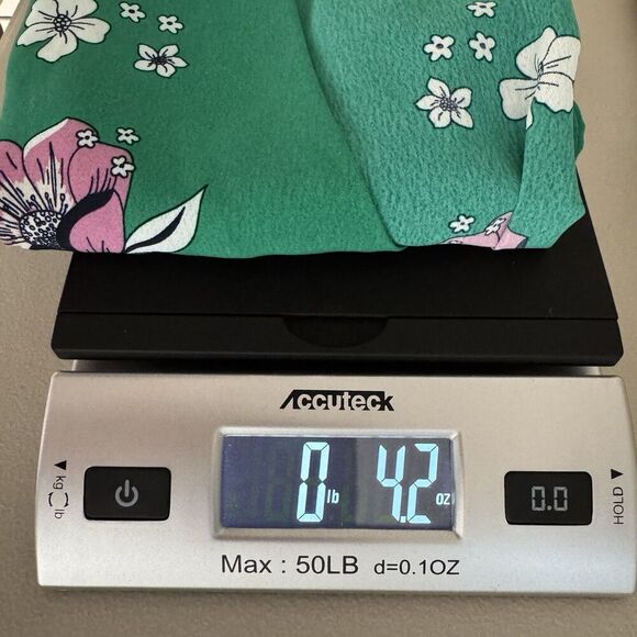 Anthropologie Azel Hazel Womens Floral Blouse Large Kelly Green Button Boxy - Picture 15 of 15